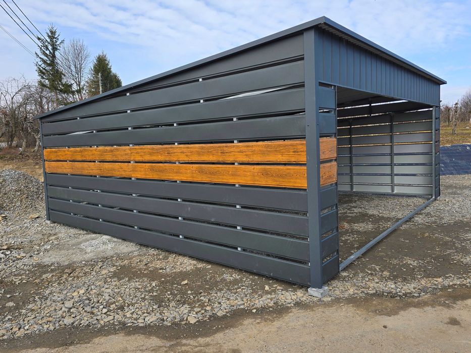 Wiata Carport z Profila Ocynkowanego