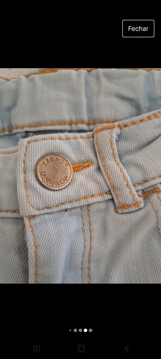 2 pares calções de 3 anos menina Zara Kids