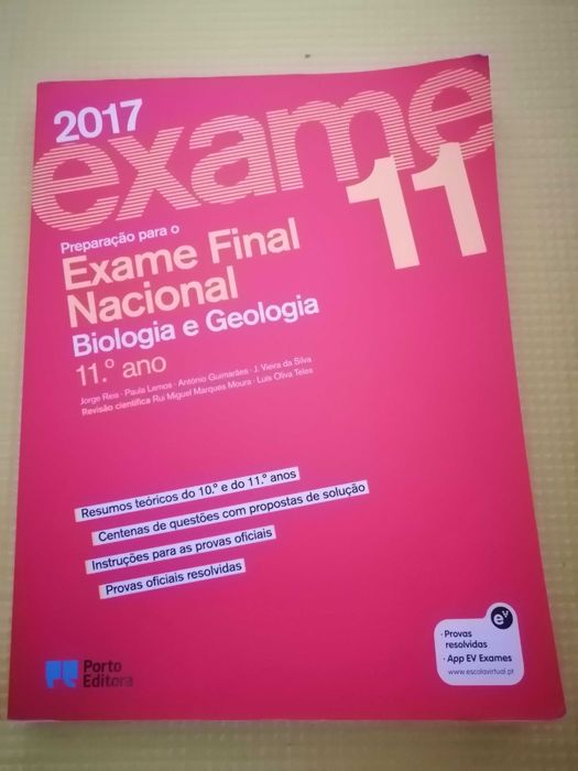 Exame Final Nacional Biologia e Geologia - 11º ano