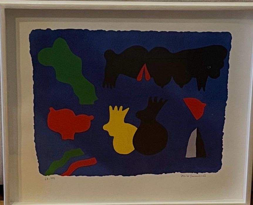 José de Guimarães - Litografia 67/199 - “ATLÂNTICO, PACÍFICO, ÍNDICO VI”