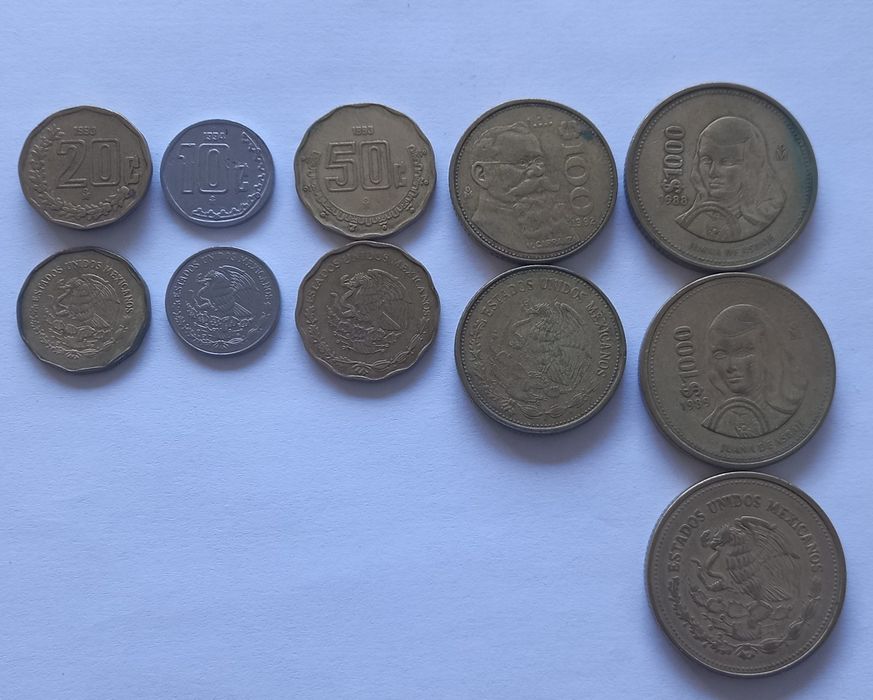 Moedas estrangeiras (várias)