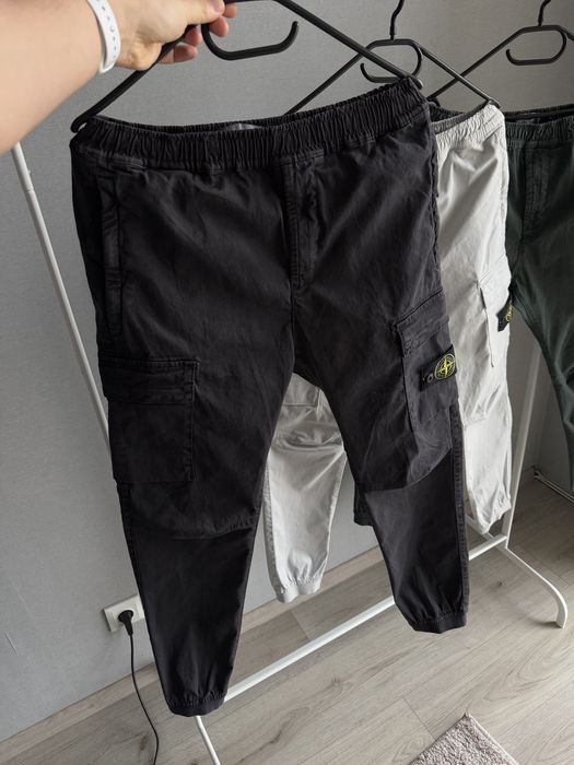 Карго штаны Stone Island Garment Dyed