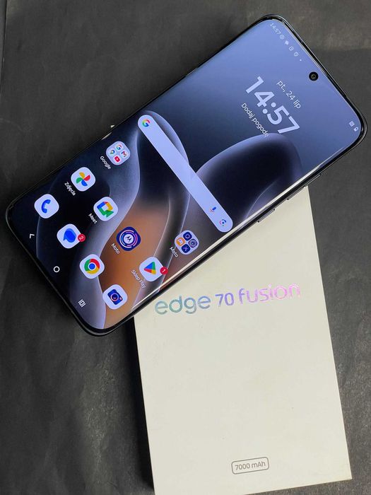 Smartfon MOTOROLA Edge 70 Fusion 5G 12/256GB 6.78" 144Hz obciążony na części
