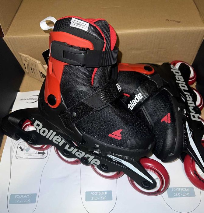 Детские ролики Rollerblade Microblade Free Black/Red