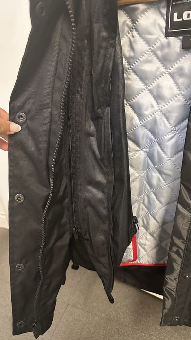 Casaco motard unisexo e calcas