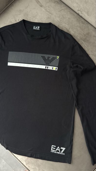 Кофта чорна чоловіча Ea7 Emporio Armani оригінал