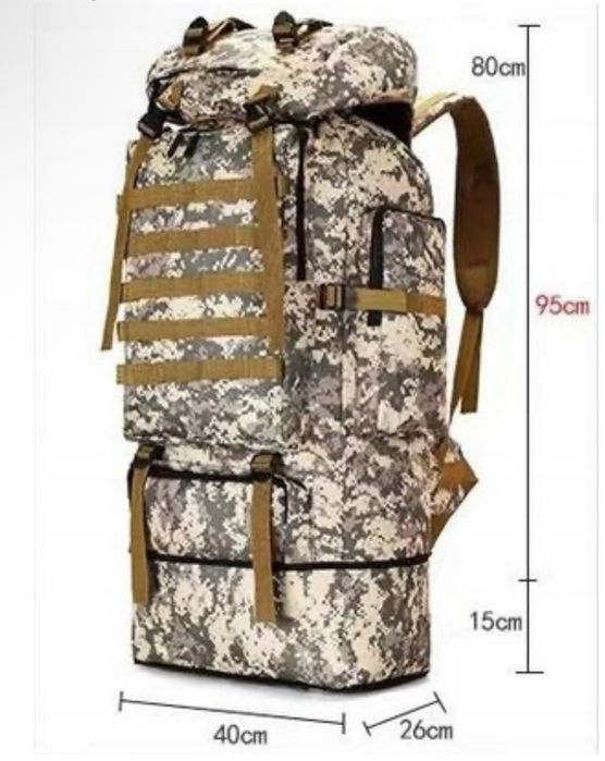 Plecak turystyczny Plecak górski survivalowy 100L