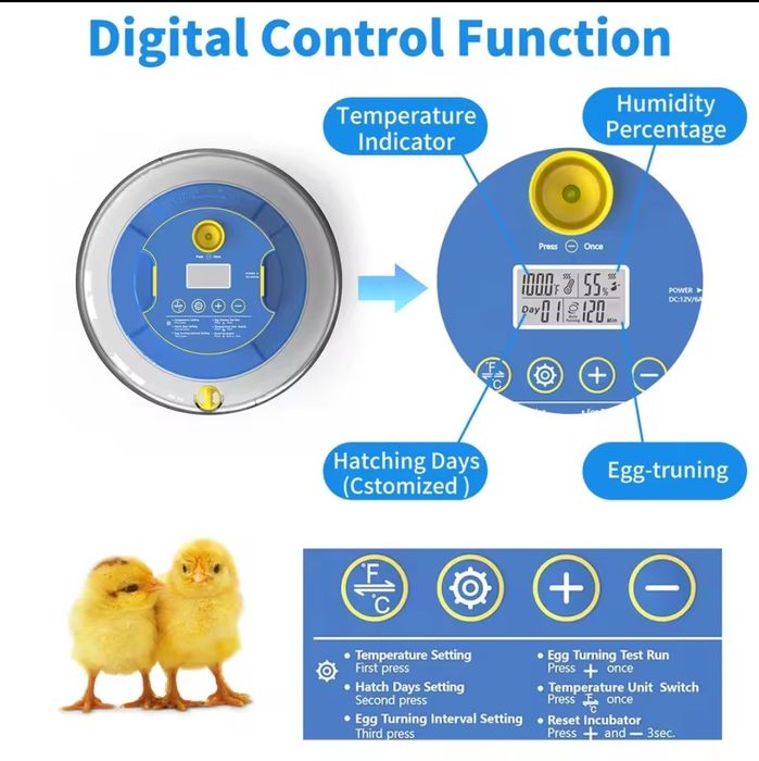 Incubadora / Chocadeira 18 Ovos Automática - Nova