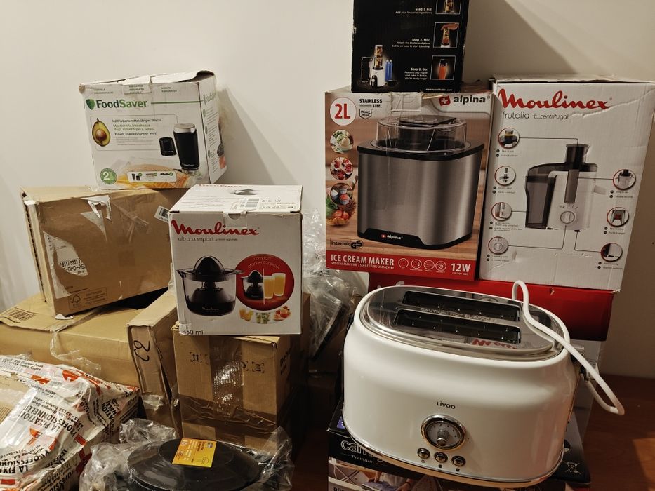 Zestaw nie działających sprzętów AGD