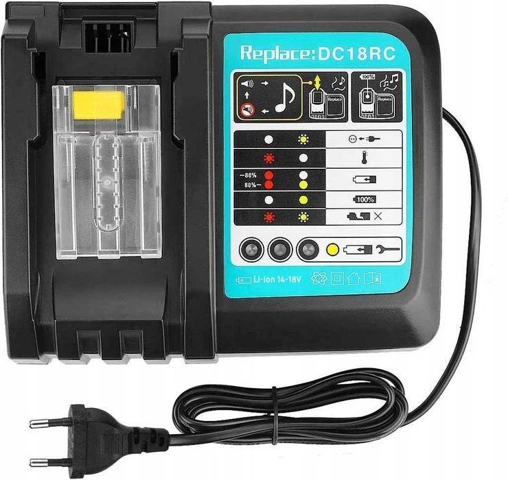 Ładowarka baterii dotyczy akumulatora MAKITA 14.4 - 18 V