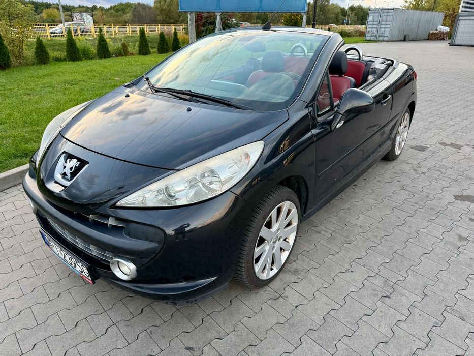 Peugeot 207 CC Peugeot 207 CC czarny bogate wyposażenie super stan