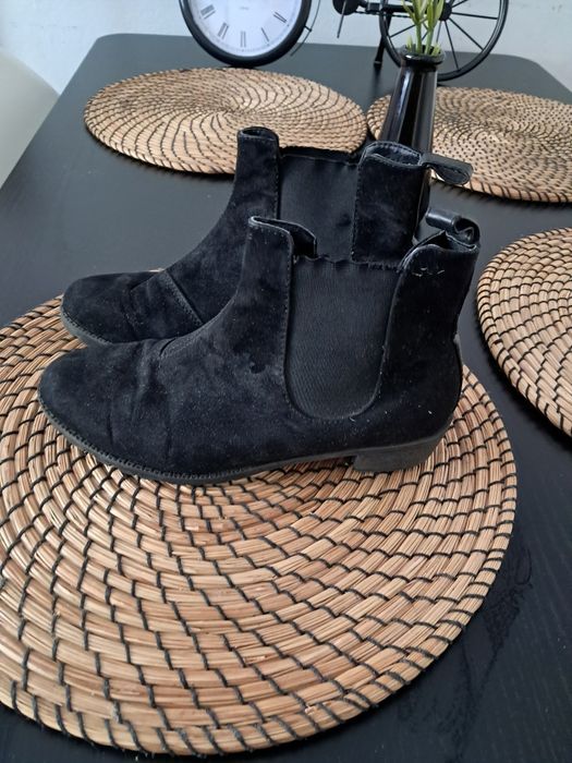 Botki czarne H&M r.36