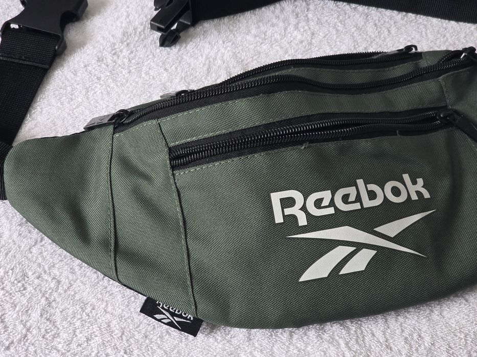 Nerka saszetka Reebok nowa khaki polecam