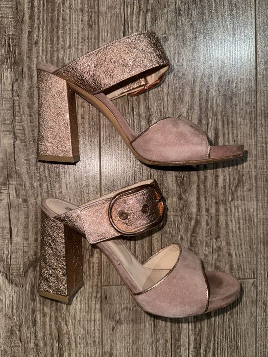 Босоніжки Італія 36 розмір натуральна шкіра замш