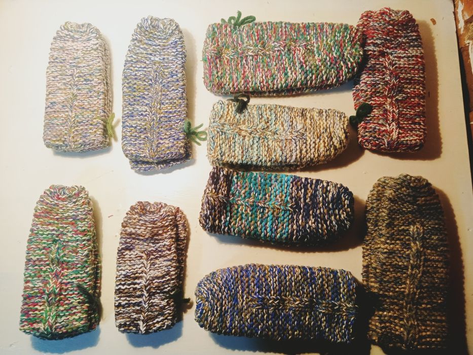 Wełniane kapcie handmade – ciepłe, różne kolory i rozmiary