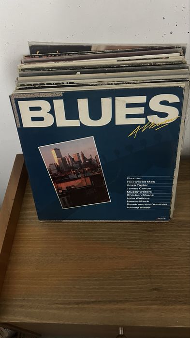 Discos em vinil em perfeito estado