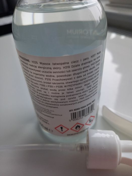 Płyn do kabiny prysznicowej, powłoka hydrofobowa