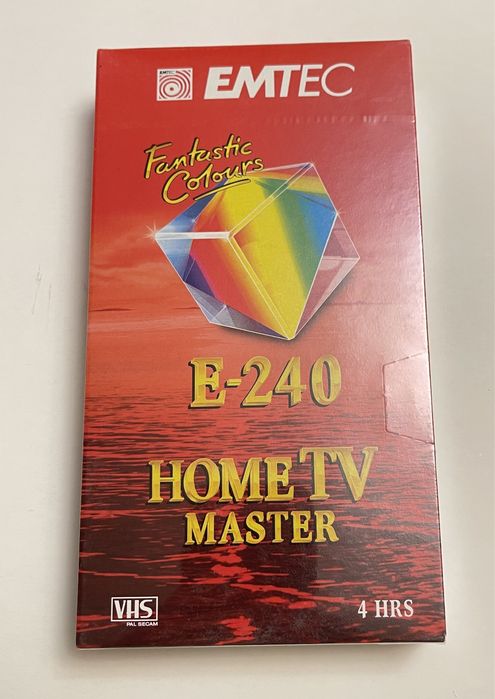 Kaseta VHS Emtec E-240 Home tv master nowa folia
