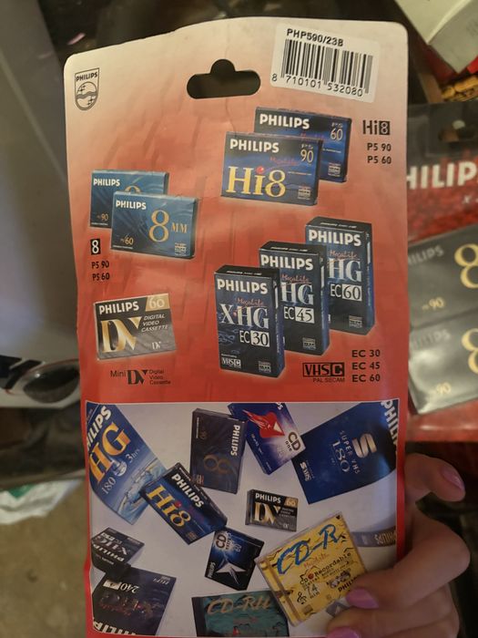 2x Cassetes Philips 8MM