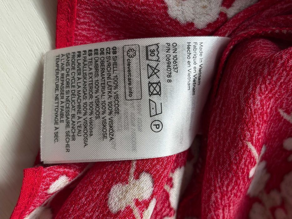 nowy z metką wiskozowy top na ramiączkach H&M rozm 40