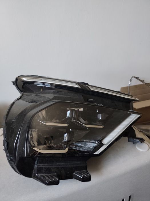 Farol Citroen C4 ótica led vision original usado