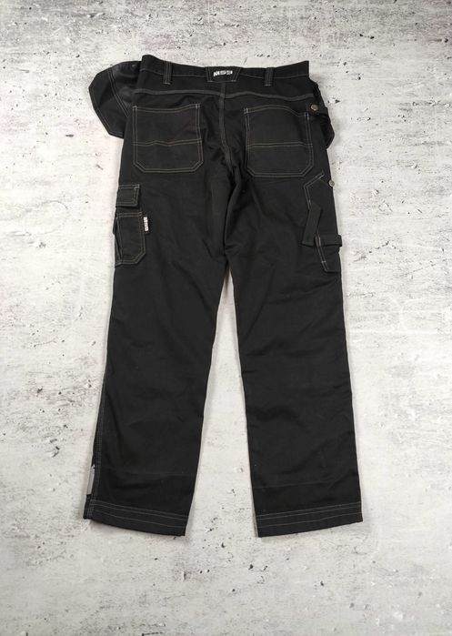 Spodnie robocze MS9 męskie czarne bojówki r. 32