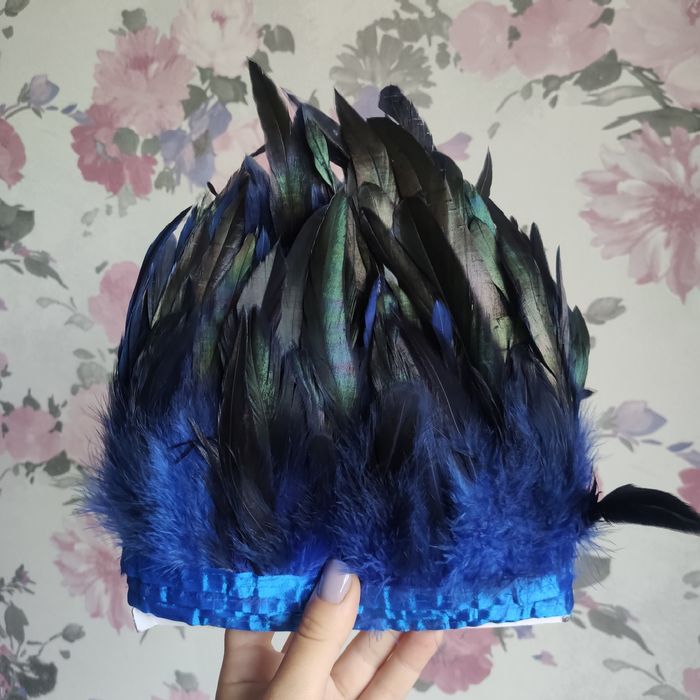 Перья индюка, перьевая тесьма, пір'я страуса, тасьма, перья страуса