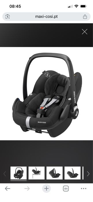 Carrinho maxi-cosi leona, ovo, base isofix