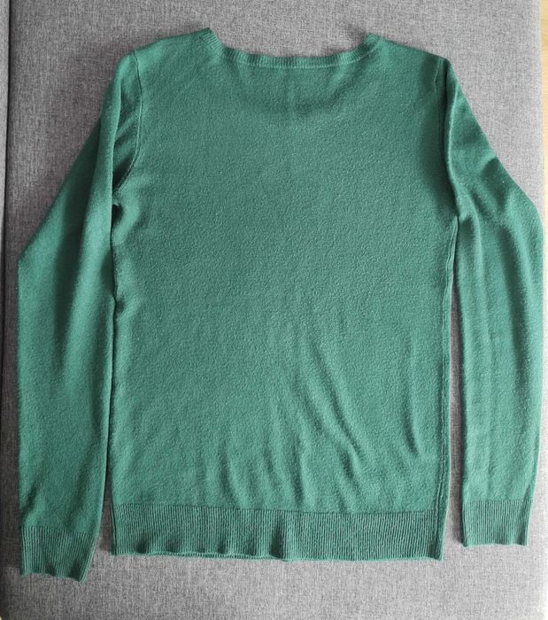Sweter sweterek damski 38 zieleń butelkowa