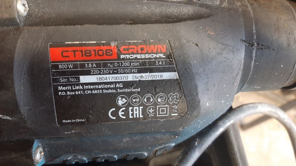 Перфоратор CROWN ct18108 оригинал