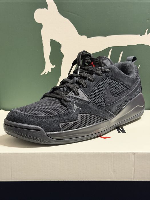 Nike JORDAN CMFT ERA - Sneaker low - black/gym red/anthracite/wolf grey