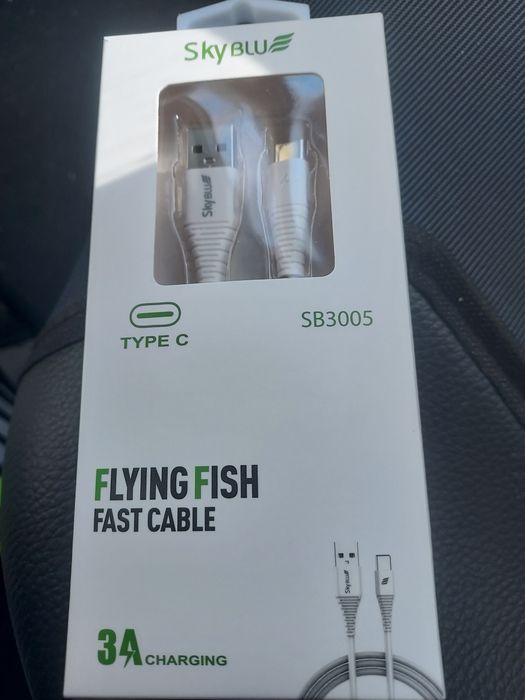 Cabo para carregar rápido o telemóvel  no carro. Preço imbatível. Foto