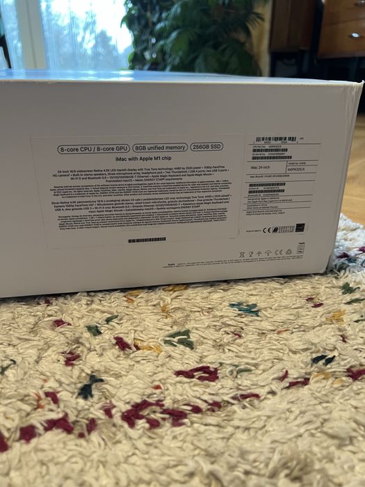 iMac 24” 2021 chip M1 8-rdzeniowym GPU