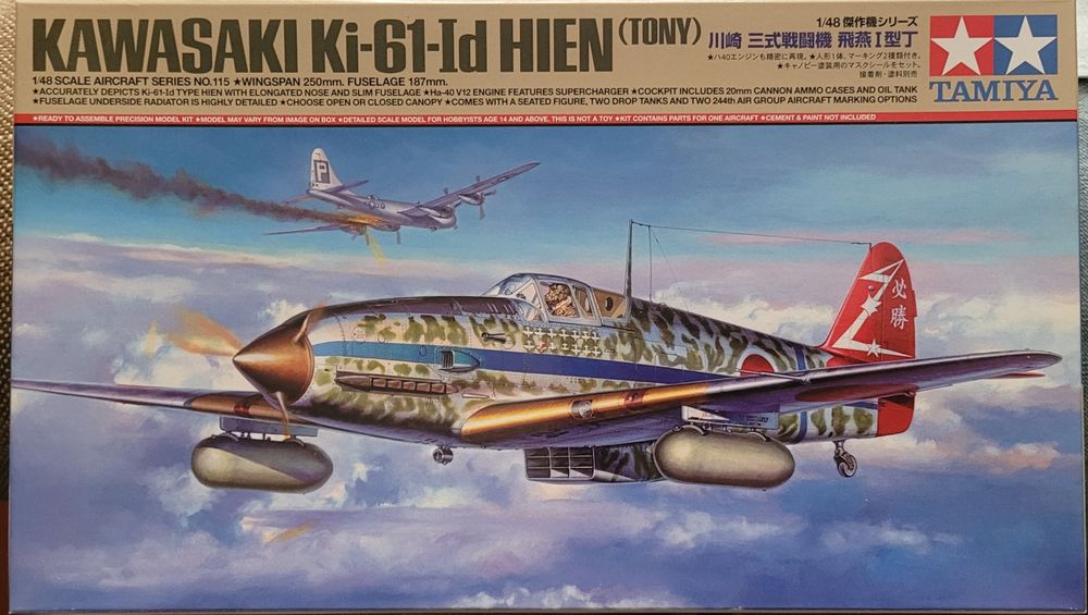 Tamiya Kawasaki Ki-61 Hien 1:48 kit modelismo + Montex