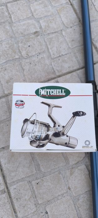 Pack cana de pesca, carreto Mitchell e bobine de fio