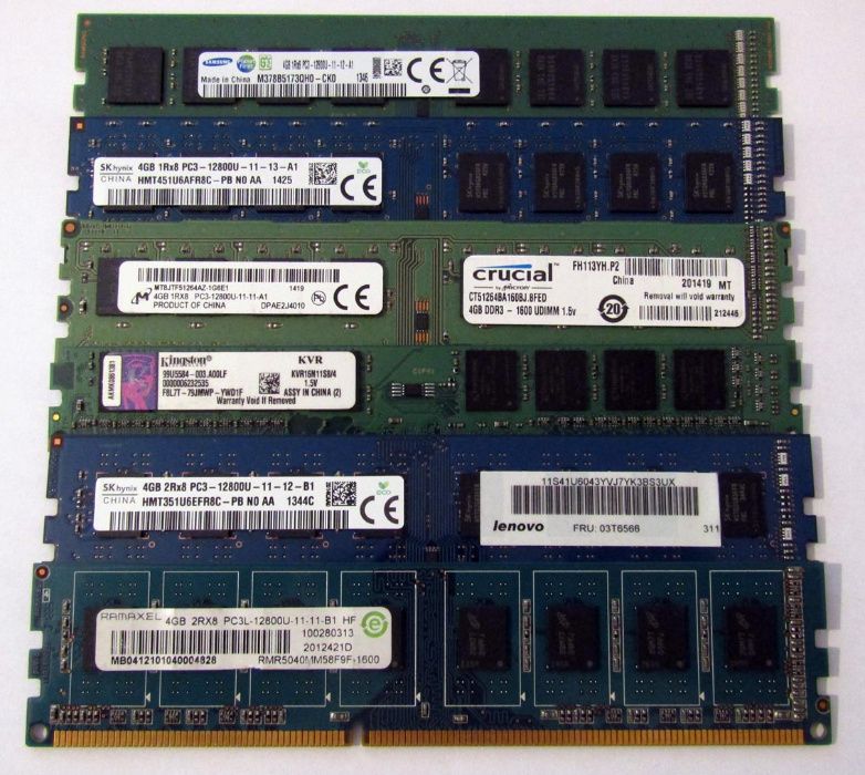 4GB DDR3 1333-1600 MHz (PC3-10600/12800) --- INTEL и AMD
