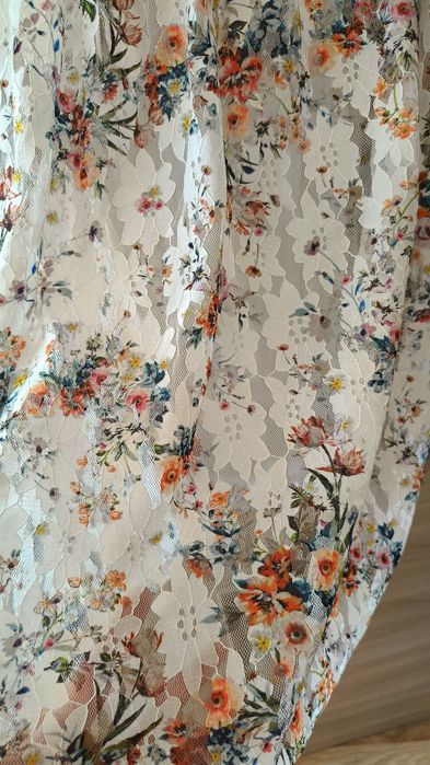 Orsay śliczna koronkowa sukienka w kwiaty rozmiar 42