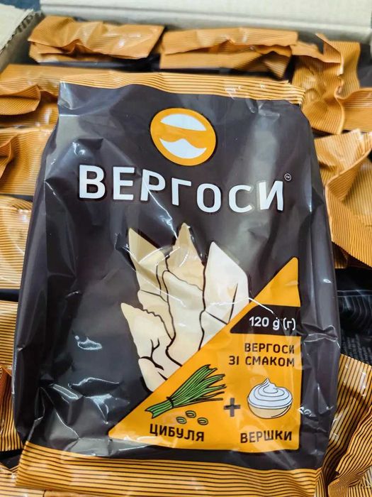 Вергоси зі смаком сметани з цибулею