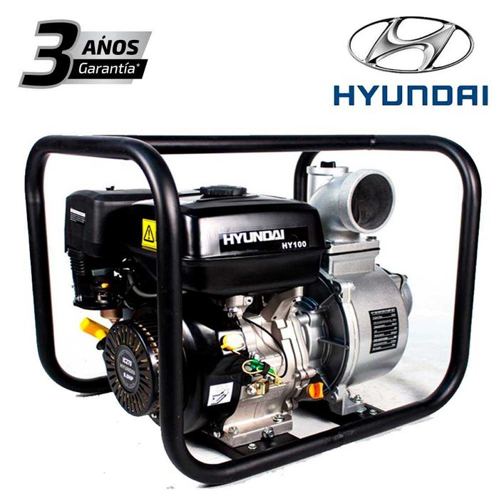 Motobomba Hyundai 2" - 30.000L/Hora - 3 anos de Garantia