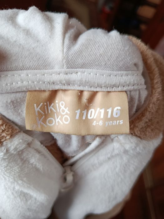 Піжама кігурумі тепла флісова ведмедик 110-116