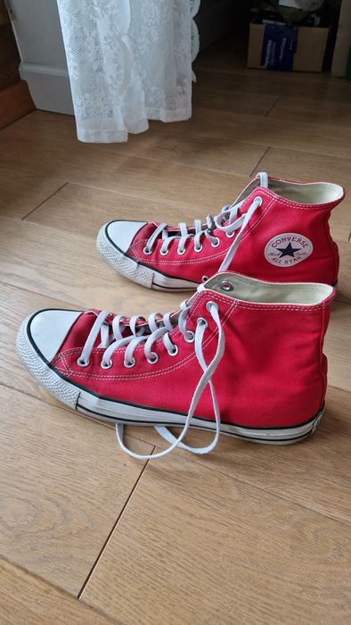 trampki Converse All Star czerwone 45 (za kostkę)