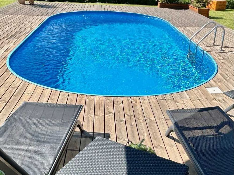 Basen typ niemiecki Kolam 10x4,16x1,5m Montaż