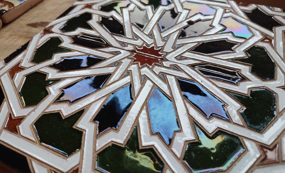 Azulejo Sevilla hiszpańskie płytki ceramiczne Rękodzieło