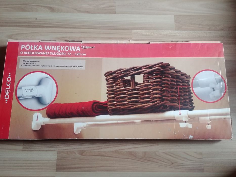 Półka wnękowa regulowana 72-120cm