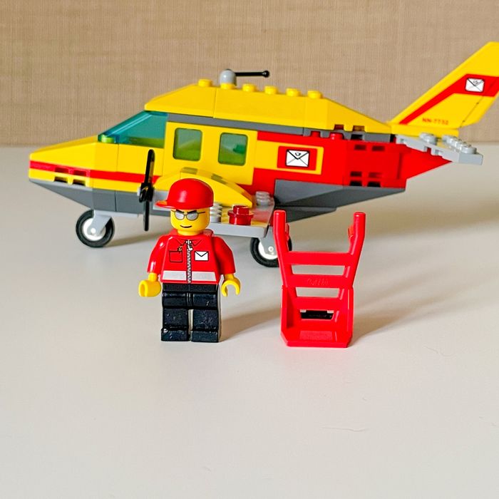 Lego 7731 e 7732 Air Mail/Van Conjunto 2008 Completo com Instruções