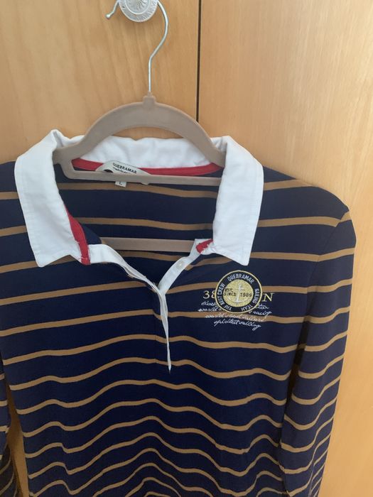 Polo manga comprida . Marca Quebramar