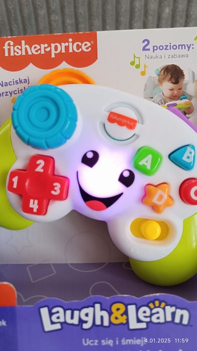 Zabawka interaktywna Wesoły padzik malucha od Fisher Price