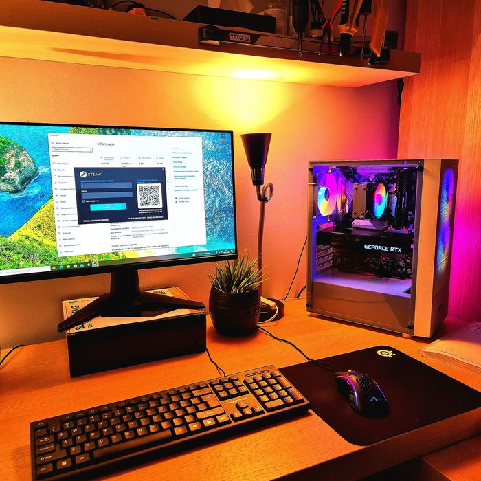 Komputer RTX3070/R5 5600/Gamingowy Okazja SSD 16GB ram/GWARANCJA RGB