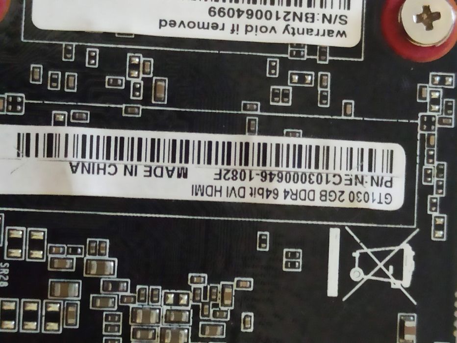 Gt 1030 palit 2 Gb ddr4 64 bit