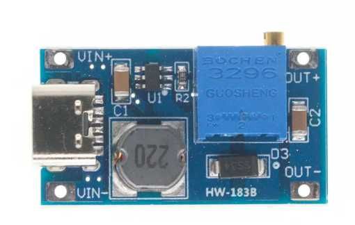 MT3608 type-C / простий - підвищуючі модулі